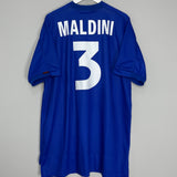 1998/99 ITALY MALDINI #3 HOME SHIRT (XXL) KAPPA