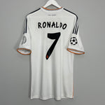 2013/14 REAL MADRID RONALDO #7 *CL FINAL* HOME SHIRT (L) ADIDAS