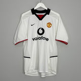 2002/03 MANCHESTER UNITED **BECKAHM** #7 AWAY SHIRT (M) NIKE