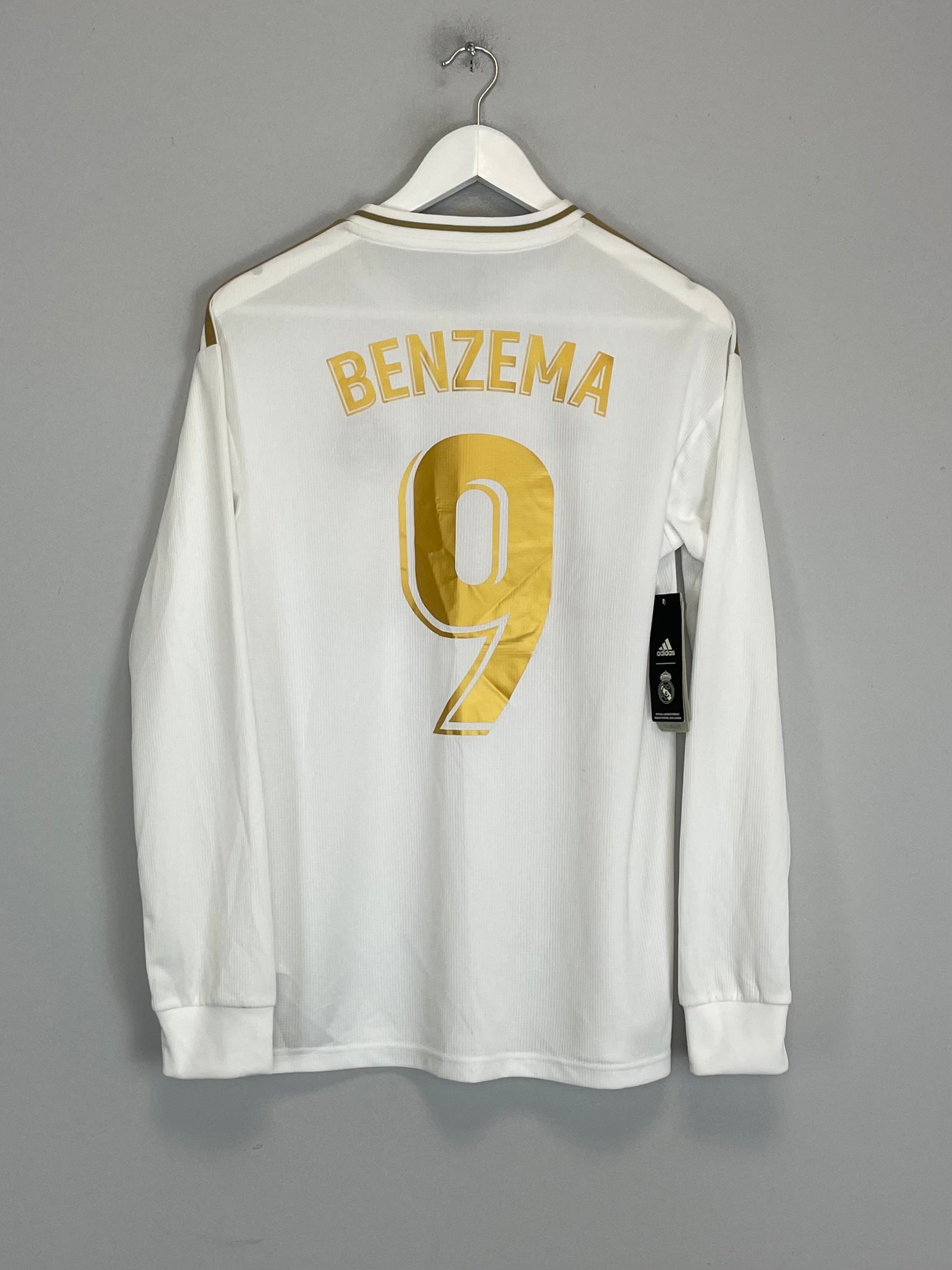 2019/20 REAL MADRID BENZEMA #9 *BNWT* HOME SHIRT (S) ADIDAS