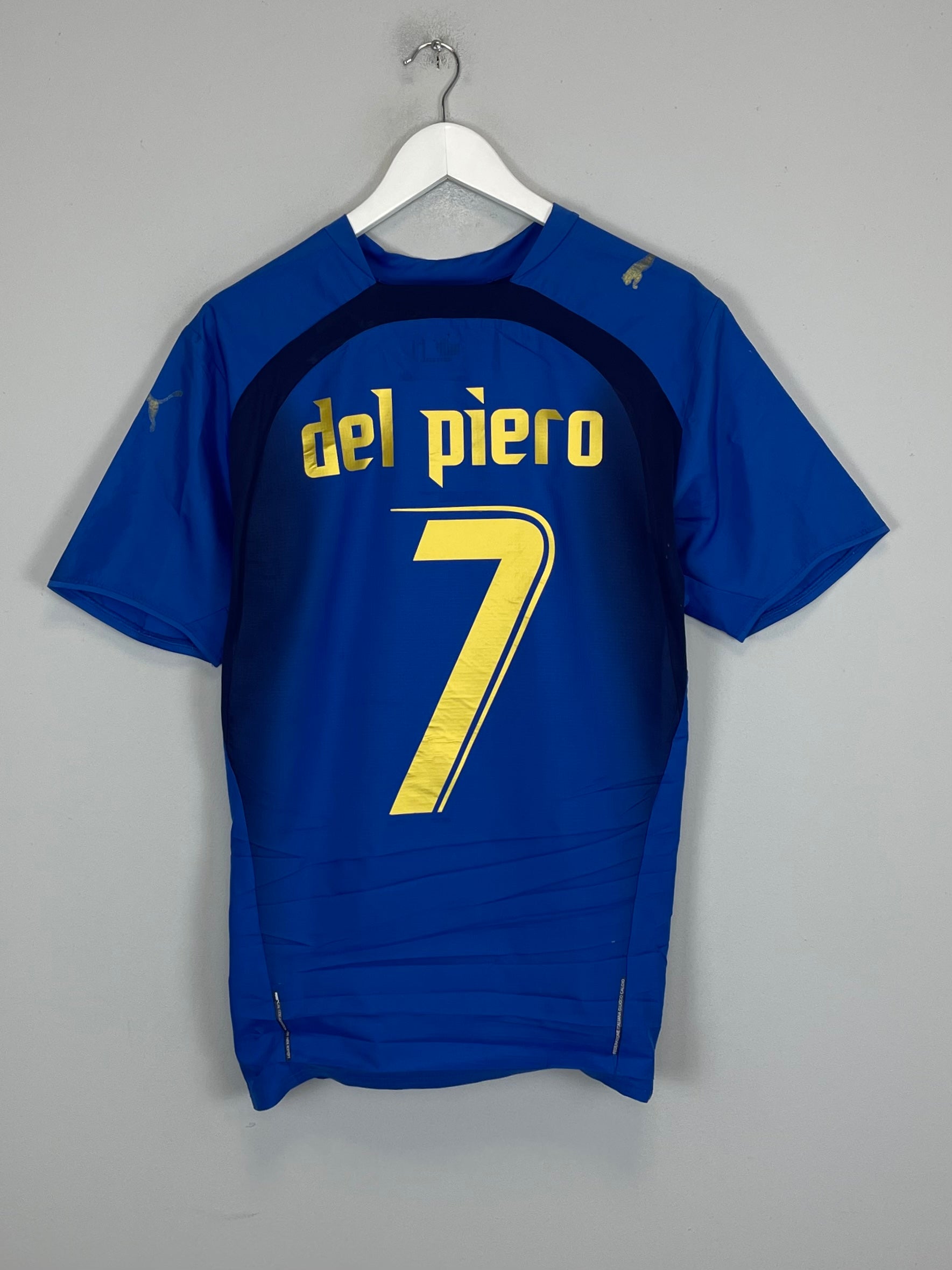 2006 ITALY DEL PIERO #7 HOME SHIRT (M) PUMA