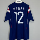 2010/12 FRANCE HENRY #12 HOME SHIRT (L) ADIDAS