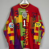 1995/96 ENGLAND SEAMAN #1 GK SHIRT (M) UMBRO