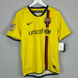 2008/10 BARCELONA MESSI #10 *BNWT* AWAY SHIRT (S) NIKE