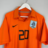 2006/08 NETHERLANDS SNEIJDER #20 HOME SHIRT (M) NIKE