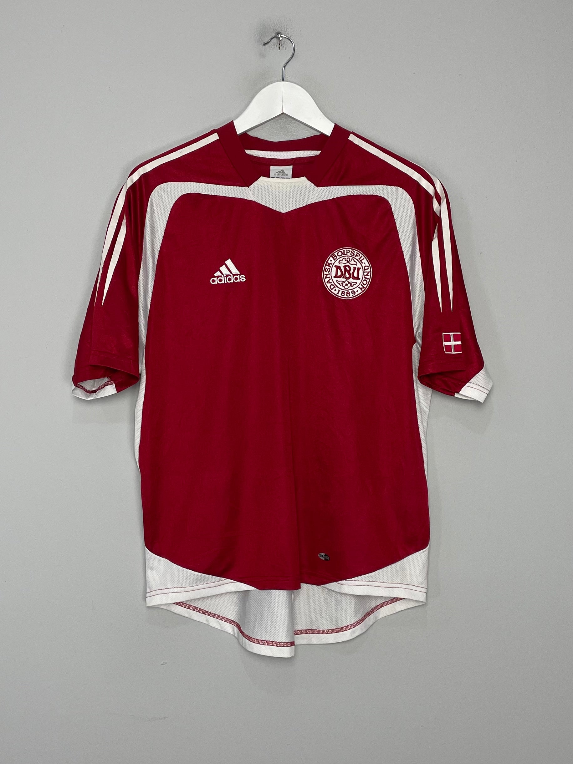 2004/05 DENMARK HOME SHIRT (M) ADIDAS