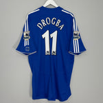 2006/08 CHELSEA DROGBA #11 HOME SHIRT (XXL) ADIDAS