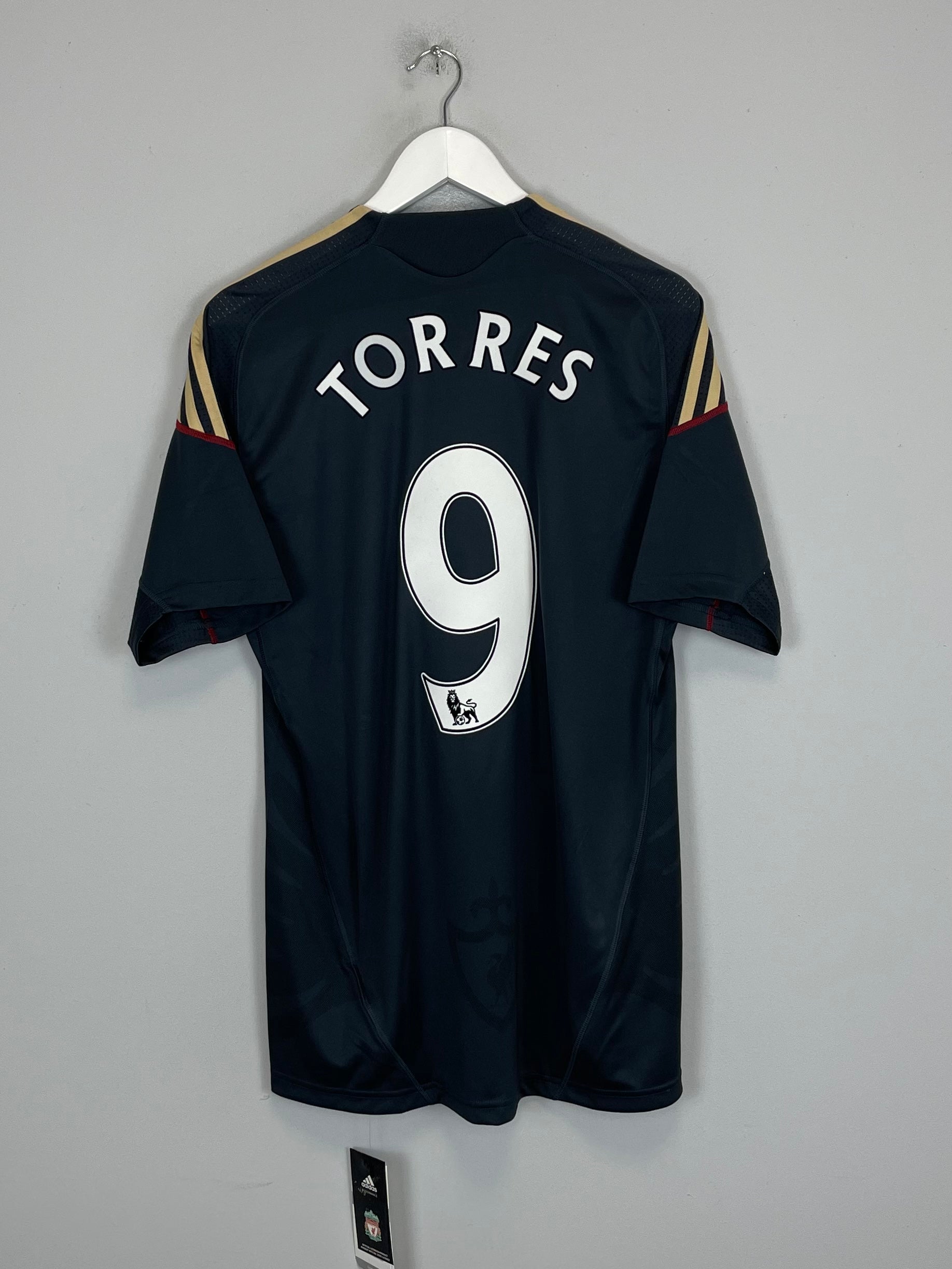 2009/10 LIVERPOOL TORRES #9 *BNWT* AWAY SHIRT (M) ADIDAS