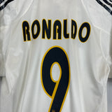 2004/05 REAL MADRID RONALDO #9 HOME SHIRT (S) ADIDAS