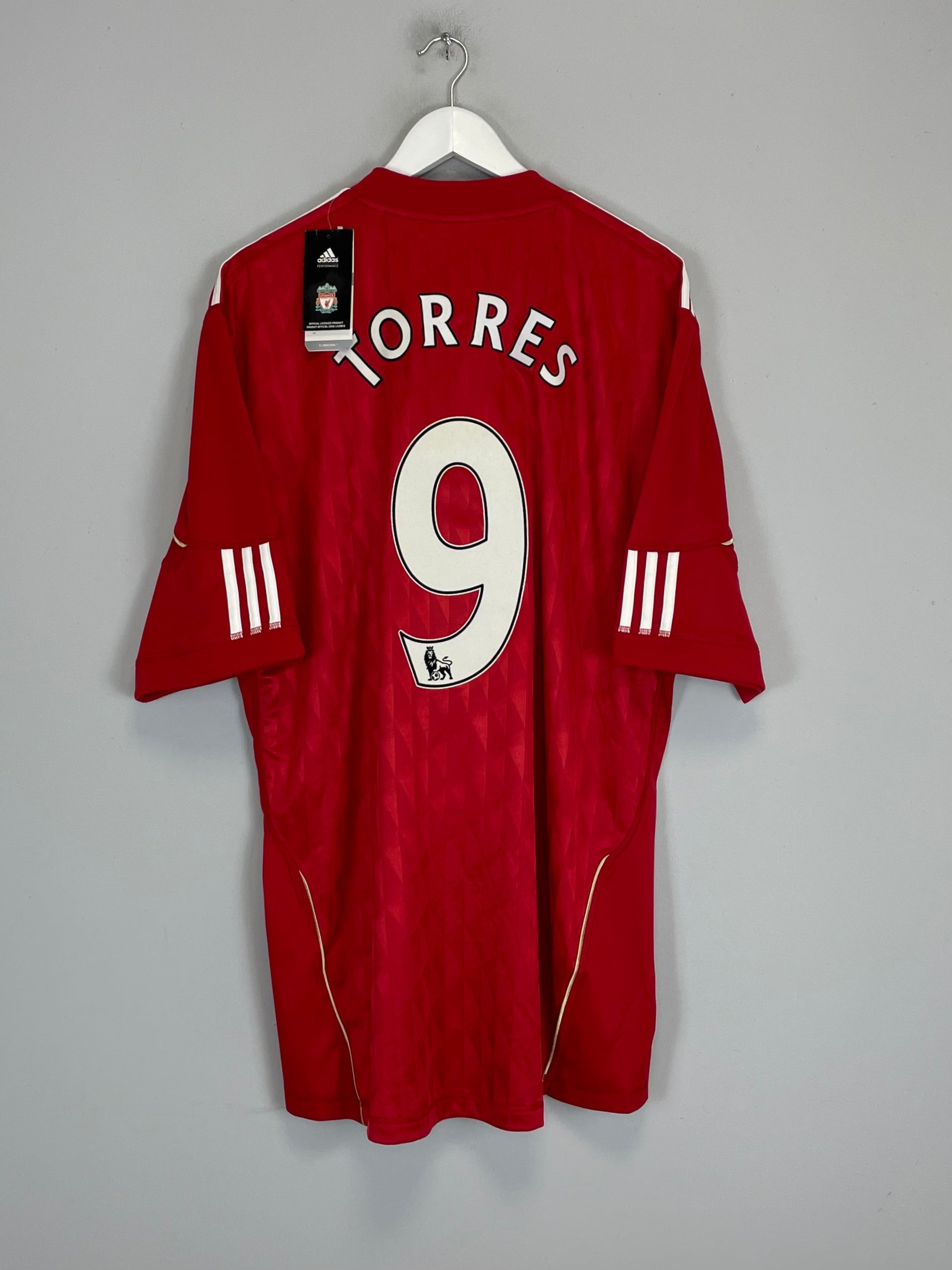 2010/12 LIVERPOOL TORRES #9 *BNWT* HOME SHIRT (XXL) ADIDAS