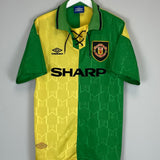 1992/94 MANCHESTER UNITED THIRD SHIRT (L) UMBRO