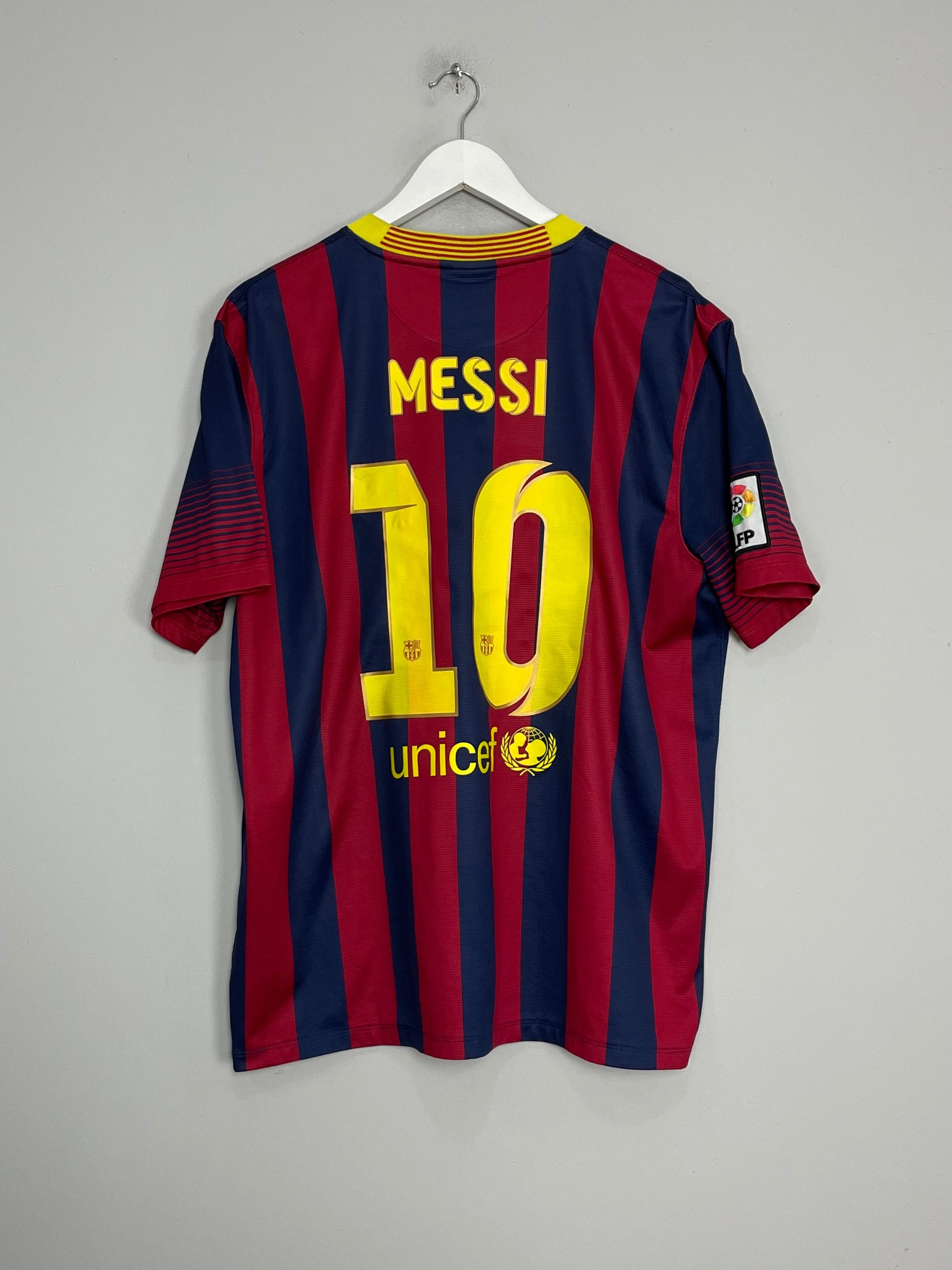 2013/14 BARCELONA MESSI #10 HOME SHIRT (XL) NIKE