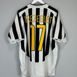 2003/04 JUVENTUS TREZEGUET #17 HOME SHIRT (L) NIKE