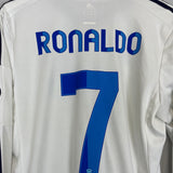 2012/13 REAL MADRID RONALDO #7 L/S HOME SHIRT (M) ADIDAS