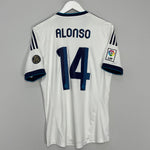 2012/13 REAL MADRID ALONSO #14 HOME SHIRT (M) ADIDAS