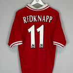 1996/98 LIVERPOOL REDKNAPP #11 HOME SHIRT (L) REEBOK