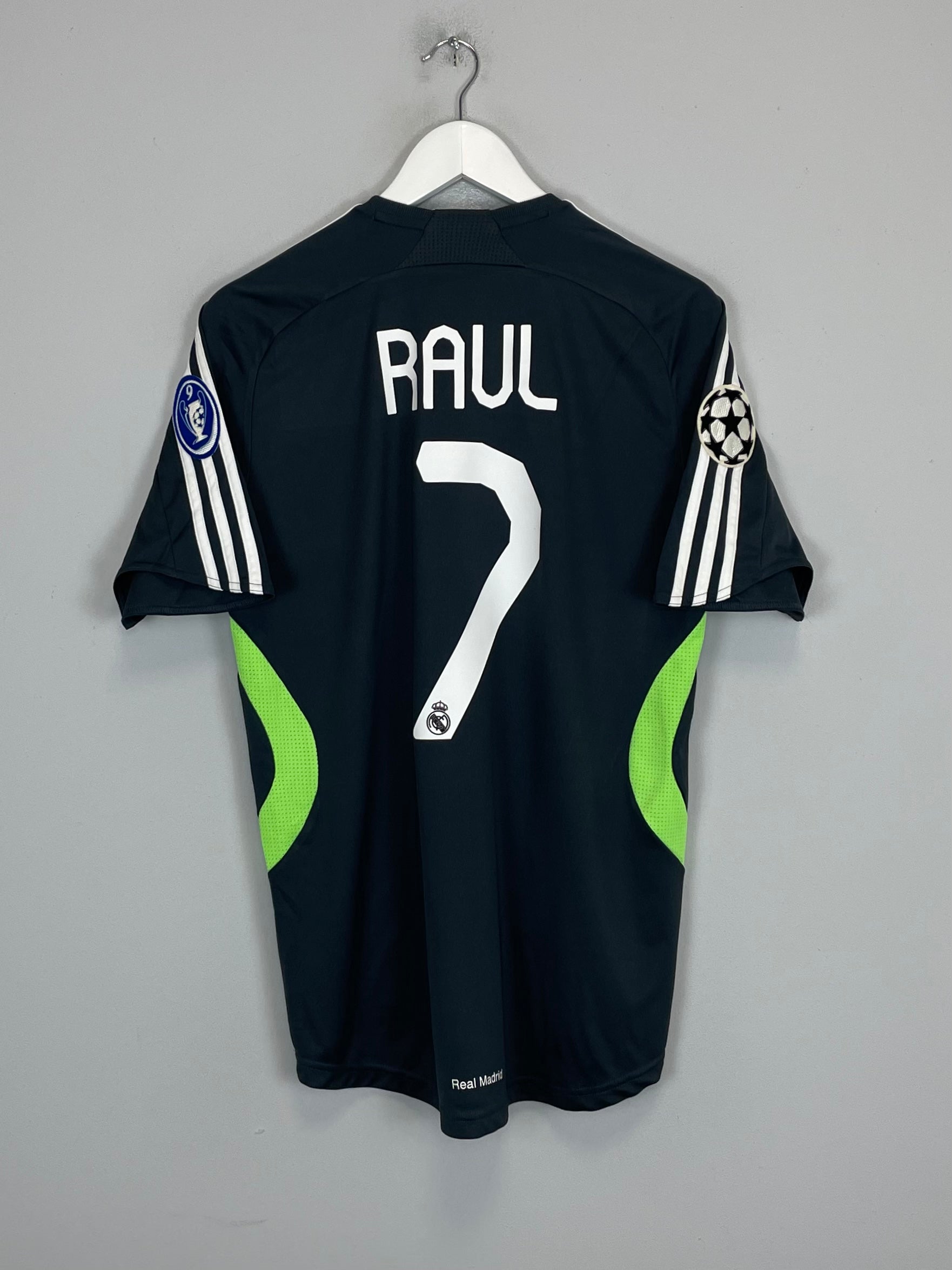 2007/08 REAL MADRID RAUL #7 C/L AWAY SHIRT (S) ADIDAS