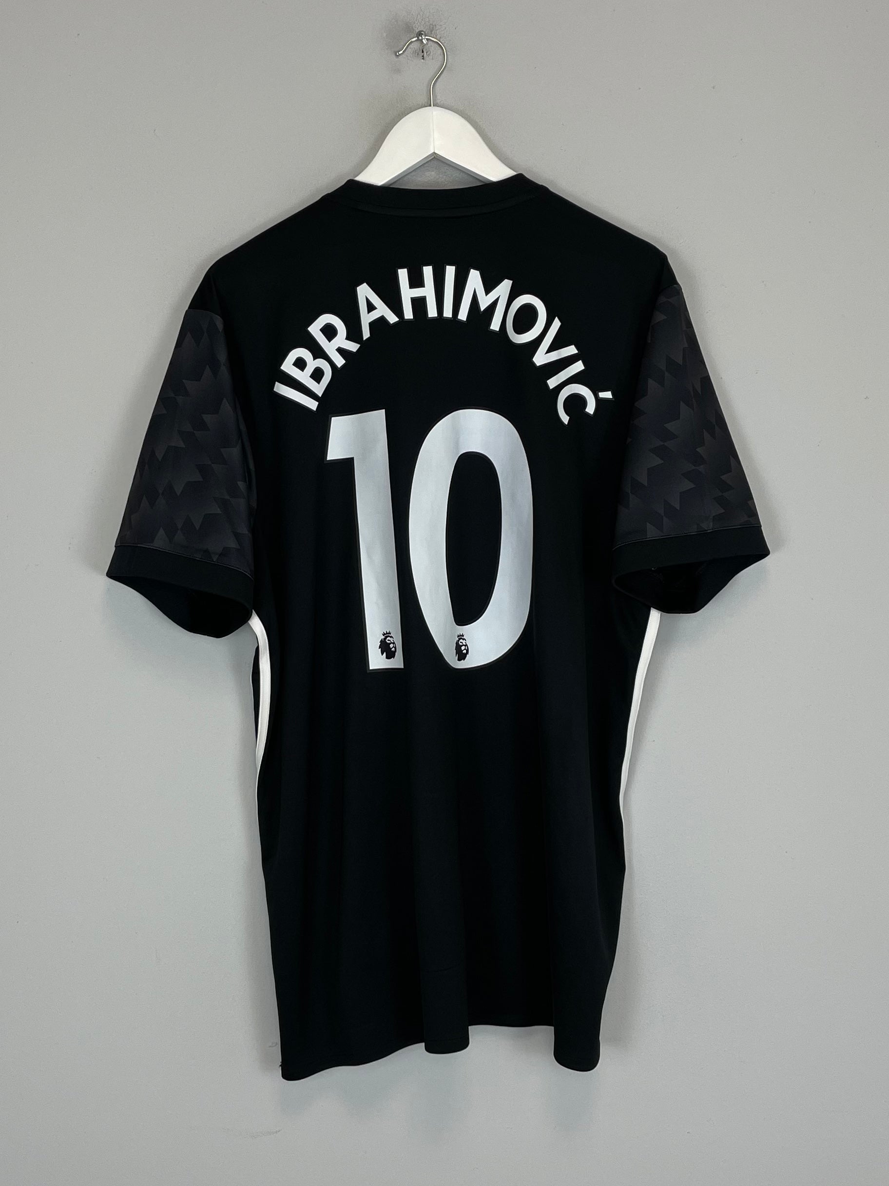 2017/18 MANCHESTER UNITED IBRAHIMOVIC #10 AWAY SHIRT (XL) ADIDAS