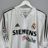 2004/05 REAL MADRID ZIDANE #5 HOME SHIRT (XL) ADIDAS