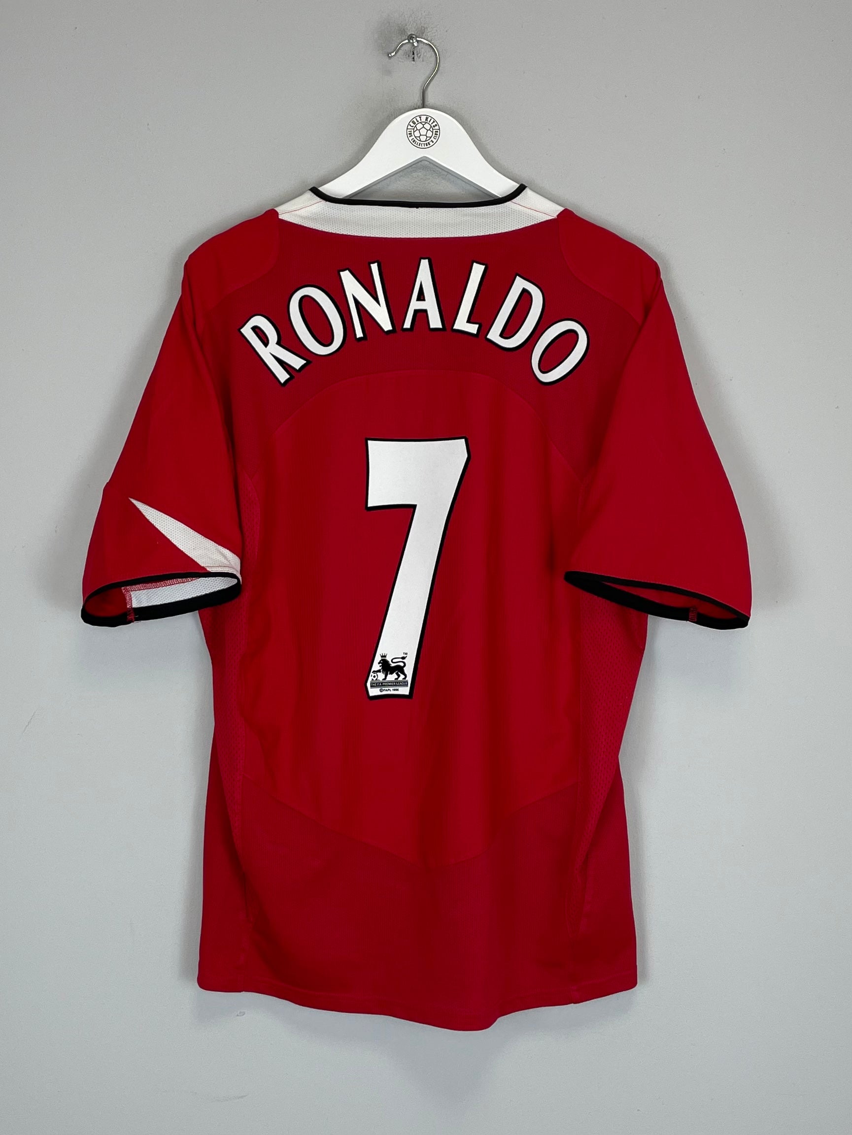 2004/05 MANCHESTER UNITED RONALDO #7 HOME SHIRT (XL) NIKE