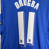 2011/12 CHELSEA DROGBA #11 C/L L/S HOME SHIRT (L) ADIDAS