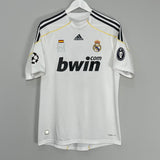 2009/10 REAL MADRID RONALDO #9 C/L HOME SHIRT (M) ADIDAS