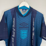 1994/96 ENGLAND TRAINING SHIRT (M) UMBRO