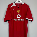 2004/05 MANCHESTER UNITED RONALDO #7 HOME SHIRT (XL) NIKE