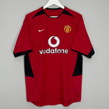 2002/04 MANCHESTER UNITED BECKHAM #7 HOME SHIRT (M) NIKE