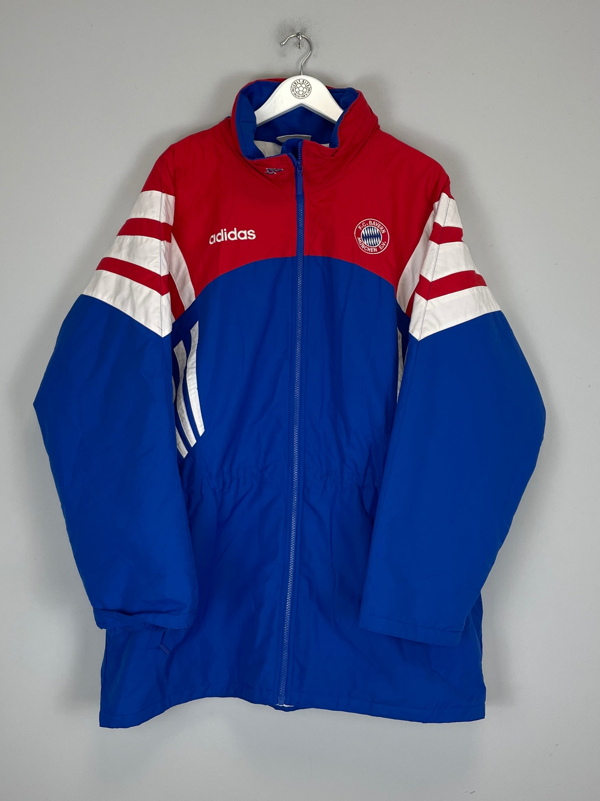 1995/96 BAYERN MUNICH BENCH COAT (L) ADIDAS