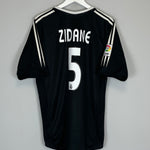 2004/05 REAL MADRID ZIDANE #5 AWAY SHIRT (L) ADIDAS