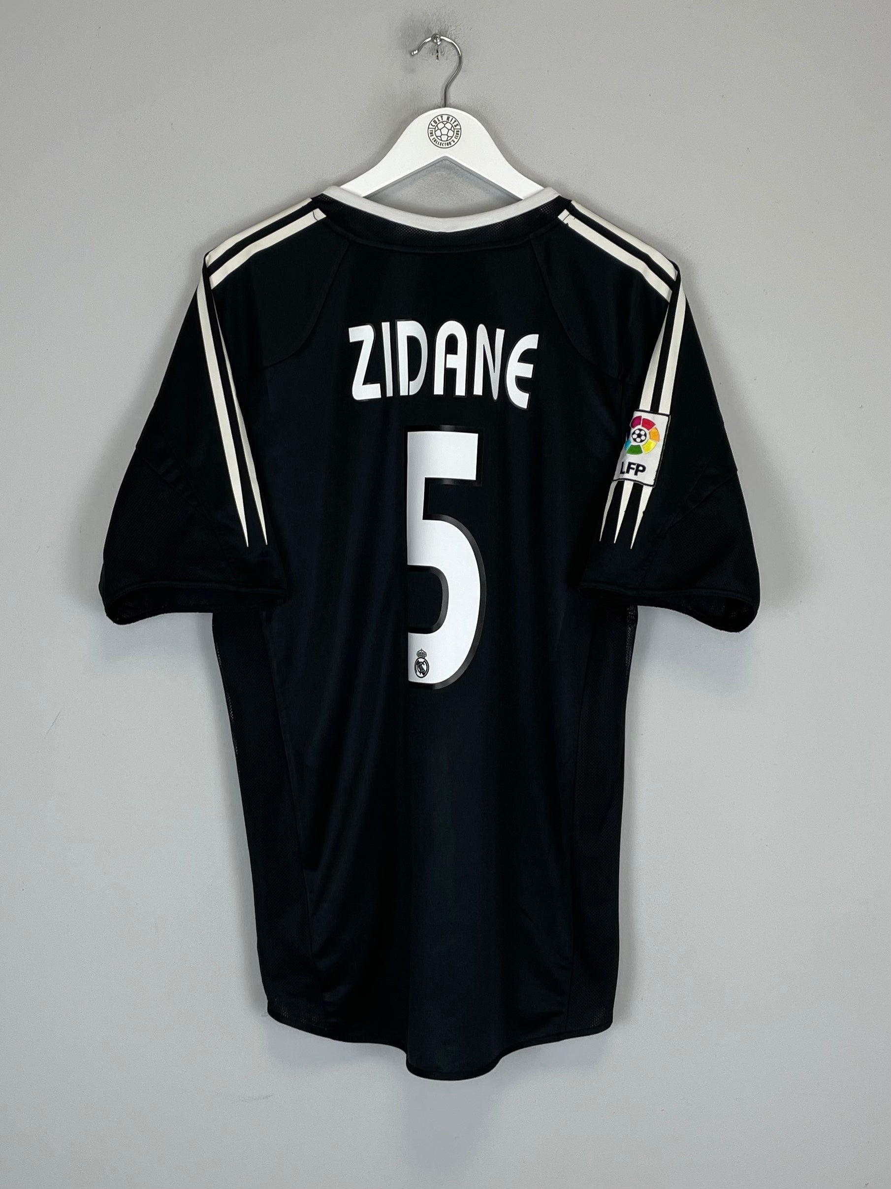 2004/05 REAL MADRID ZIDANE #5 AWAY SHIRT (L) ADIDAS