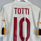 2003/04 ROMA TOTTI #10 AWAY SHIRT (L) DIADORA