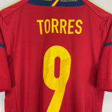 2012/13 SPAIN TORRES #9 HOME SHIRT (S) ADIDAS