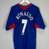 2006/07 MANCHESTER UNITED RONALDO #7 AWAY SHIRT (L) NIKE