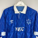 1988/91 EVERTON HOME SHIRT (XL) UMBRO