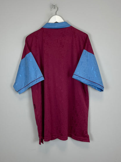 1995/97 WEST HAM HOME SHIRT (XL) PONY