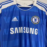 2011/12 CHELSEA DROGBA #11 C/L L/S HOME SHIRT (L) ADIDAS