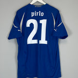 2010/11 ITALY PIRLO #21 HOME SHIRT (L) PUMA