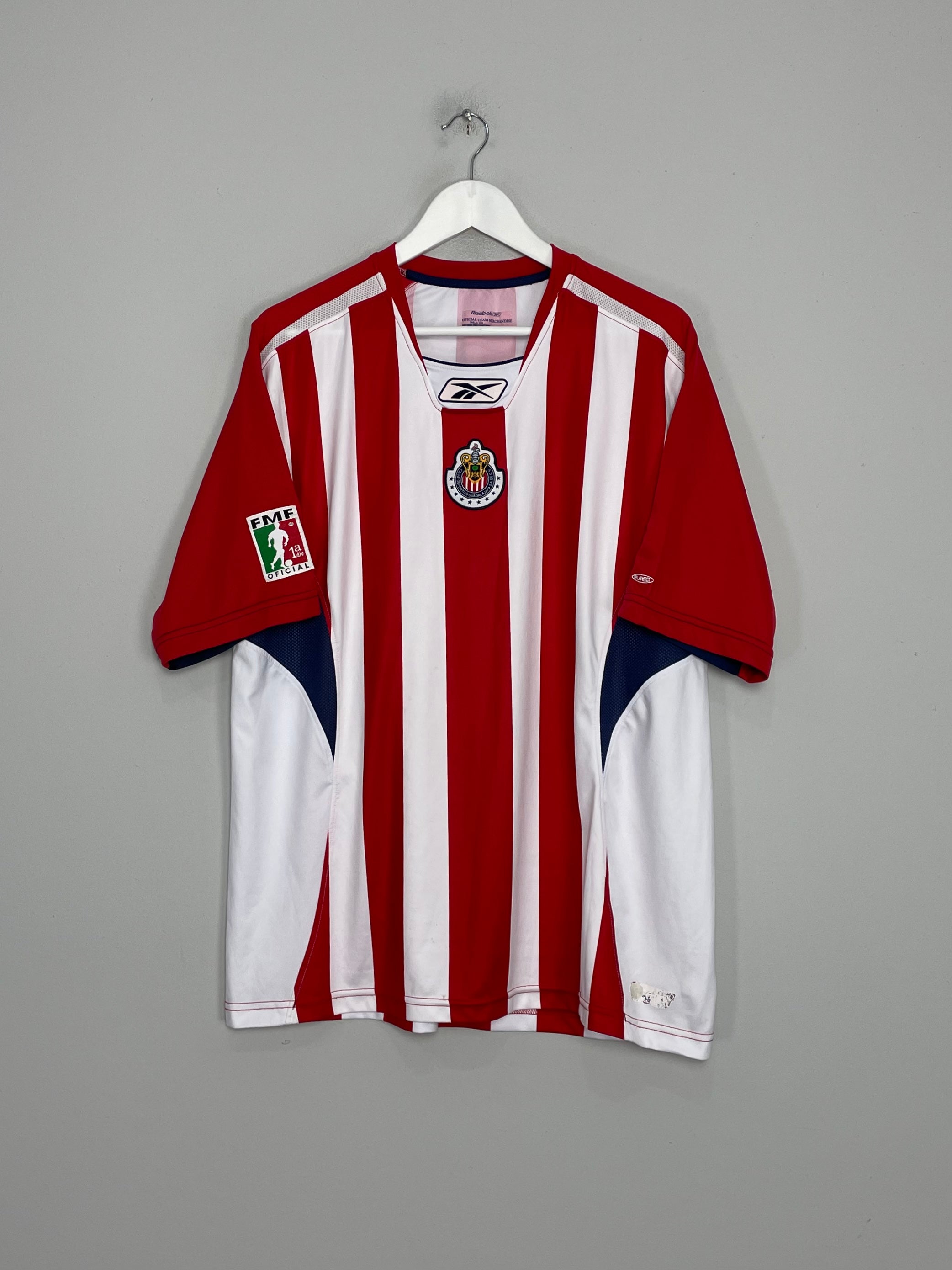 2005/06 CHIVAS GUADALAJARA HOME SHIRT (L) REEBOK