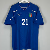 2010/11 ITALY PIRLO #21 HOME SHIRT (L) PUMA