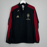 2011/12 AC MILAN 1/4 ZIP FLEECE (M) ADIDAS