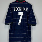 1999/00 MANCHESTER UNITED BECKHAM #7 AWAY SHIRT (XXL) UMBRO