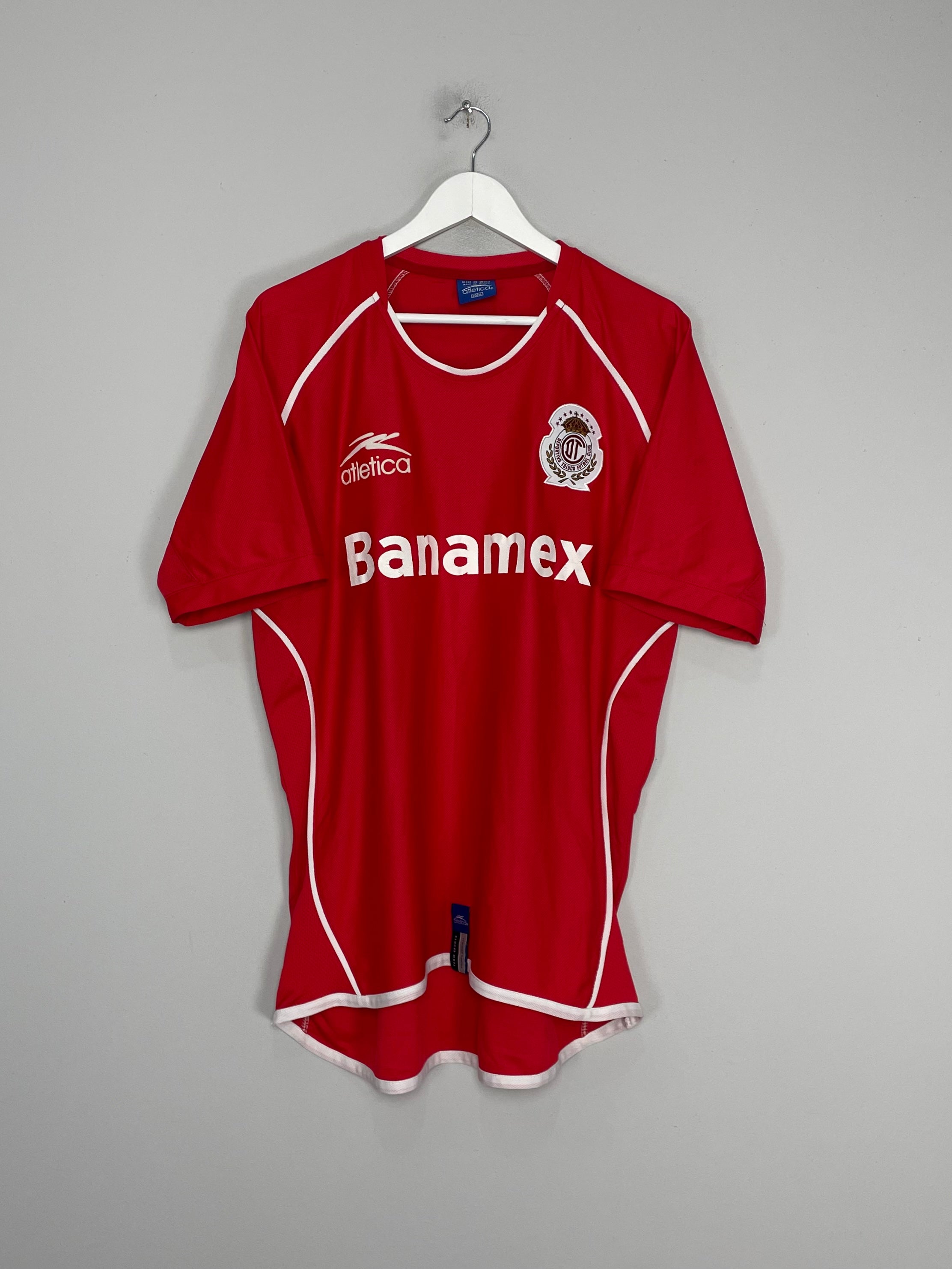 2006/07 TOLUCA HOME SHIRT (XL) ATLETICA