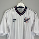 1986 ENGLAND *RE-ISSUE* HOME SHIRT (L) UMBRO