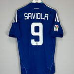 2008/09 REAL MADRID SAVIOLA #9 AWAY SHIRT (M) ADIDAS