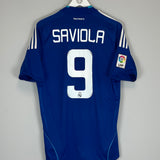 2008/09 REAL MADRID SAVIOLA #9 AWAY SHIRT (M) ADIDAS