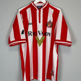 1999/00 SUNDERLAND HOME SHIRT (L) ASICS