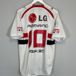 2008/09 SAO PAULO ADRIANO #10 HOME SHIRT (M) REEBOK