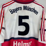 1998/00 BAYERN MUNICH HELMER #5 AWAY SHIRT (XL) ADIDAS